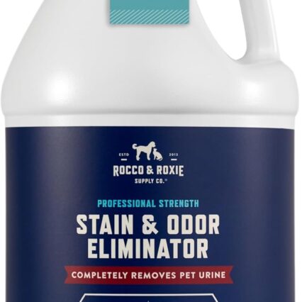 Rocco & Roxie Supply Co. Stain & Odor Eliminator for Strong Odor - Enzyme Pet Odor Eliminator for Home - Carpet Stain Remover for Cats & Dog Pee - Enzymatic Cat Urine Destroyer - Carpet Cleaner Spray