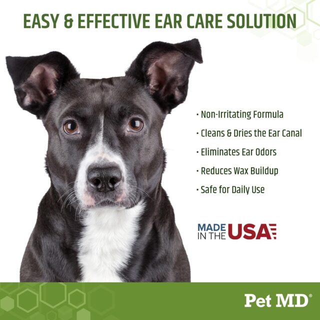 Pet MD - Dog Ear Cleaner Wipes - Otic Cleanser for Dogs to Stop Ear Itching, and Infections with Aloe and Eucalyptus - 100 Count - Image 5
